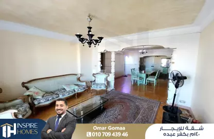 شقة - 2 غرف نوم - 2 حمامات للايجار في شارع كفر عبده - كفر عبده - رشدي - حي شرق - الاسكندرية