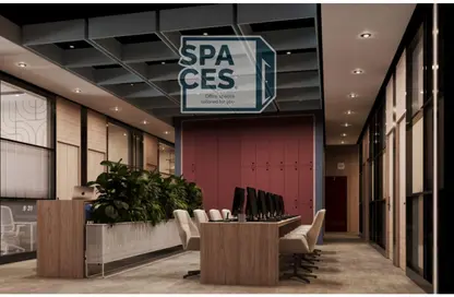 Office Space - Studio - 1 Bathroom for rent in American University Housing District - 5th Settlement Compounds - The 5th Settlement - New Cairo City - Cairo
