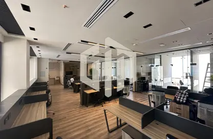 Office Space - Studio - 2 Bathrooms for sale in Bank Center Street - South Teseen St. - The 5th Settlement - New Cairo City - Cairo