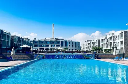 شاليه - 2 غرف نوم - 2 حمامات للبيع في اروما ريزيدنس - العين السخنة - السويس