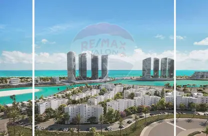 Chalet - 1 Bedroom - 2 Bathrooms for sale in Palm Hills New Alamein - New Alamein City - Al Alamein - North Coast