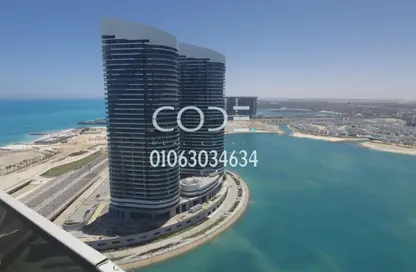 شقة - غرفة نوم - 1 حمام للبيع في ذا جيت تاورز - مدينة العلمين الجديدة - العلمين - الساحل الشمالي