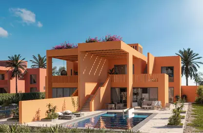 منزل مزدوج - 3 غرف نوم - 4 حمامات للبيع في طريق نادي واستاد الجونة - الجونة - الغردقة - محافظة البحر الاحمر