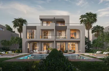 Townhouse - 5 Bedrooms - 5 Bathrooms for sale in Palm Hills New Cairo - 5th Settlement Compounds - The 5th Settlement - New Cairo City - Cairo