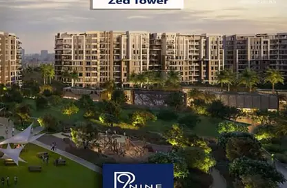 Apartment - 1 Bedroom - 1 Bathroom for sale in Village Views - Zed Towers - Sheikh Zayed Compounds - Sheikh Zayed City - Giza