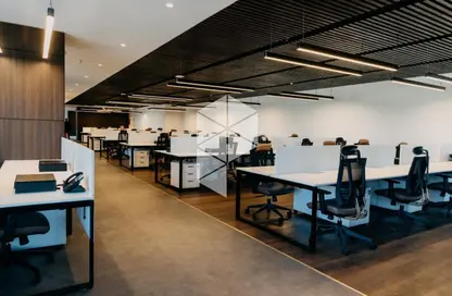 Office Space - Studio - 2 Bathrooms for rent in Cairo Festival City - North Investors Area - New Cairo City - Cairo