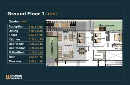 Apartment - 3 Bedrooms - 3 Bathrooms for sale in Bait Alwatan - The 5th Settlement - New Cairo City - Cairo