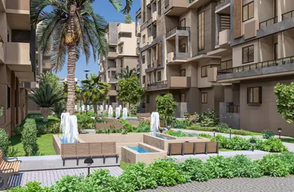 Apartment - 1 Bedroom - 1 Bathroom for sale in Al Wahat Road - 6 October City - Giza Apartment - 1 Bedroom - 1 Bathroom for sale in Al Wahat Road - 6 October City - Giza