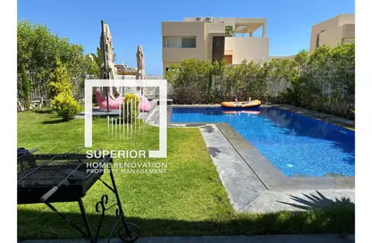 Chalet - 3 Bedrooms - 3 Bathrooms for rent in Hacienda White - Sidi Abdel Rahman - North Coast