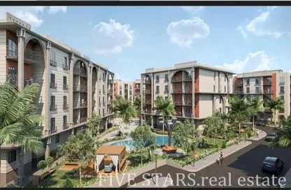 Apartment - 3 Bedrooms - 2 Bathrooms for sale in Al Bostan - Al Wahat Road - 6 October City - Giza