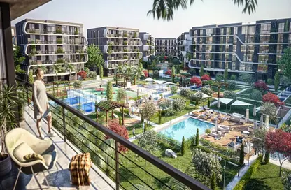 Apartment - 2 Bedrooms - 2 Bathrooms for sale in Green Revolution - Sheikh Zayed Compounds - Sheikh Zayed City - Giza