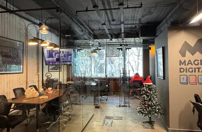 Office Space - Studio - 1 Bathroom for rent in The Water Way - North Investors Area - New Cairo City - Cairo