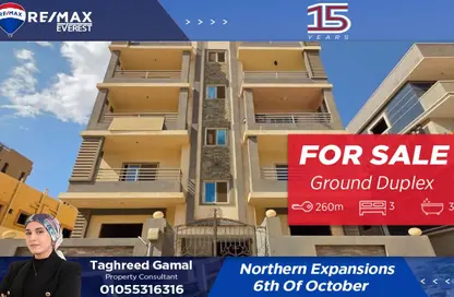 Duplex - 3 Bedrooms - 3 Bathrooms for sale in Northern Expansions - 6 October City - Giza