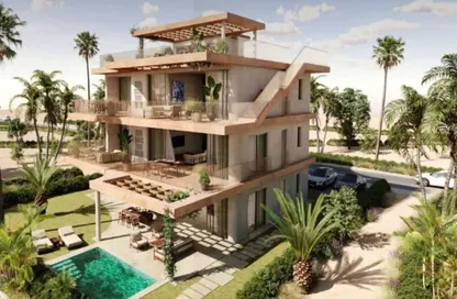 Chalet - 2 Bedrooms - 3 Bathrooms for sale in Ramla Lakeside - Qesm Ad Dabaah - North Coast