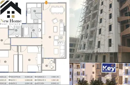 Apartment - 3 Bedrooms - 2 Bathrooms for sale in The key - Al Hadaba Al Wosta - Mokattam - Cairo