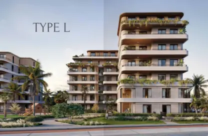 Apartment - 1 Bedroom - 1 Bathroom for sale in Crescent Walk - 5th Settlement Compounds - The 5th Settlement - New Cairo City - Cairo