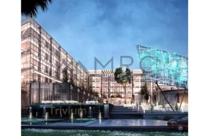 Office Space - Studio - 2 Bathrooms for sale in Trivium Square - North Teseen St. - The 5th Settlement - New Cairo City - Cairo