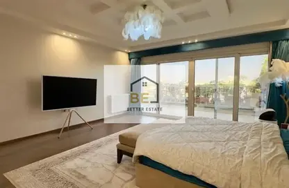 Roof - 4 Bedrooms - 4 Bathrooms for sale in V90 - North Teseen St. - The 5th Settlement - New Cairo City - Cairo