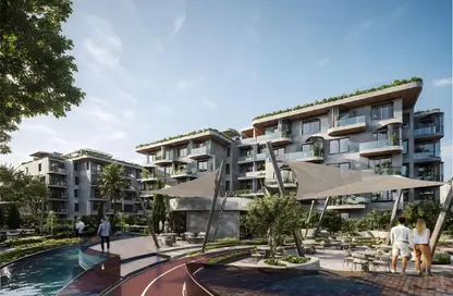 شقة - 2 غرف نوم - 2 حمامات للبيع في فيلدج ويست - كمبوندات الشيخ زايد - الشيخ زايد - الجيزة