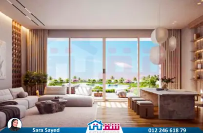 شاليه - 2 غرف نوم - 2 حمامات للبيع في هاسيندا وترز - قسم الضبعة - الساحل الشمالي