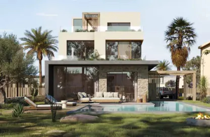 Chalet - 3 Bedrooms - 4 Bathrooms for sale in Hacienda Heneish - Qesm Marsa Matrouh - North Coast