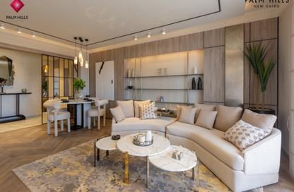 Apartment - 2 Bedrooms - 2 Bathrooms for sale in Palm Hills New Cairo - 5th Settlement Compounds - The 5th Settlement - New Cairo City - Cairo