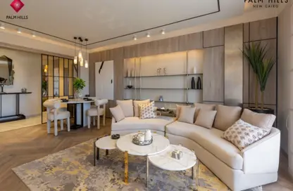 Apartment - 2 Bedrooms - 2 Bathrooms for sale in Palm Hills New Cairo - 5th Settlement Compounds - The 5th Settlement - New Cairo City - Cairo
