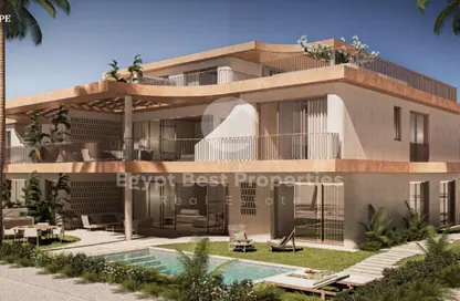 Chalet - 3 Bedrooms - 3 Bathrooms for sale in Ramla Lakeside - Qesm Ad Dabaah - North Coast