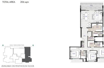 Penthouse - 3 Bedrooms - 3 Bathrooms for sale in City Gate - 5th Settlement Compounds - The 5th Settlement - New Cairo City - Cairo