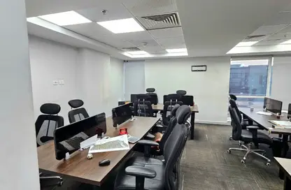 Office Space - Studio - 2 Bathrooms for rent in Business Plus - North Teseen St. - The 5th Settlement - New Cairo City - Cairo