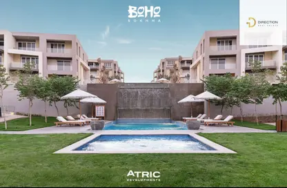 Chalet - 2 Bedrooms - 2 Bathrooms for sale in Boho - Al Ain Al Sokhna - Suez
