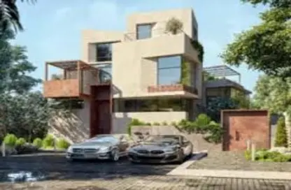 Twin House - 4 Bedrooms - 4 Bathrooms for sale in Gates Prive - Waslet Dahshur Road - Sheikh Zayed City - Giza