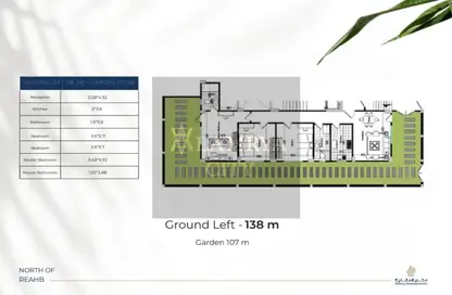 Apartment - 3 Bedrooms - 2 Bathrooms for sale in North Rehab - New Cairo City - Cairo