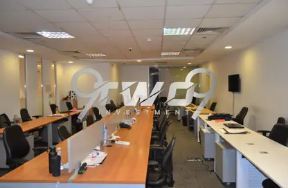 Office Space - Studio - 5 Bathrooms for rent in Bank Center Street - South Teseen St. - The 5th Settlement - New Cairo City - Cairo
