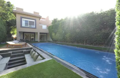 Villa - 5 Bedrooms - 4 Bathrooms for rent in Al Jazeera - 5th Settlement Compounds - The 5th Settlement - New Cairo City - Cairo