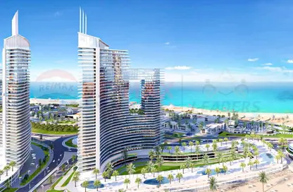 Apartment - 3 Bedrooms - 3 Bathrooms for sale in North Edge Towers - New Alamein City - Al Alamein - North Coast