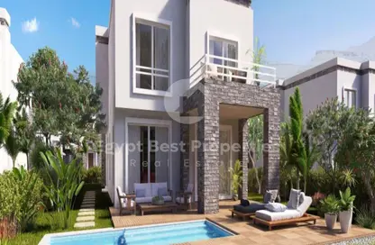 Chalet - 2 Bedrooms - 2 Bathrooms for sale in Amwaj - Sidi Abdel Rahman - North Coast