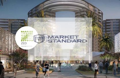 Apartment - 1 Bedroom - 1 Bathroom for sale in Park Side Residence - Zed Towers - Sheikh Zayed Compounds - Sheikh Zayed City - Giza