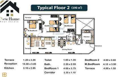 Apartment - 3 Bedrooms - 2 Bathrooms for sale in Bait Alwatan - The 5th Settlement - New Cairo City - Cairo