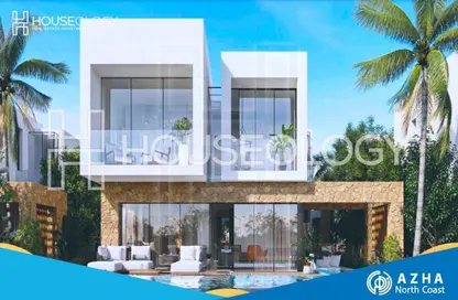 Chalet - 5 Bedrooms - 6 Bathrooms for sale in Azha North - Ras Al Hekma - North Coast