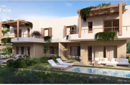 Twin House - 4 Bedrooms - 3 Bathrooms for sale in Ramla Lakeside - Qesm Ad Dabaah - North Coast