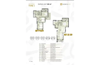 Duplex - 3 Bedrooms - 2 Bathrooms for sale in The Address East - 90 Street - The 5th Settlement - New Cairo City - Cairo