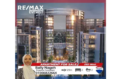 شقة - 2 غرف نوم - 2 حمامات للبيع في 205 اركان بالم - كمبوندات الشيخ زايد - الشيخ زايد - الجيزة