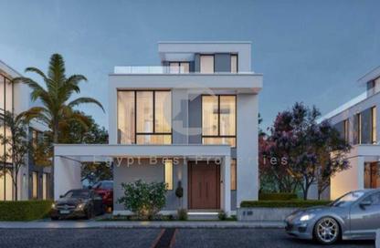 Twin House - 4 Bedrooms - 4 Bathrooms for sale in Lake West - Sheikh Zayed Compounds - Sheikh Zayed City - Giza