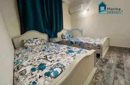 Chalet - 2 Bedrooms - 2 Bathrooms for rent in Marina 5 - Marina - Al Alamein - North Coast