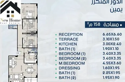 Apartment - 3 Bedrooms - 3 Bathrooms for sale in The 5th Settlement - New Cairo City - Cairo