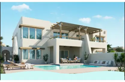 Chalet - 2 Bedrooms - 3 Bathrooms for sale in Hacienda Waters - Qesm Ad Dabaah - North Coast