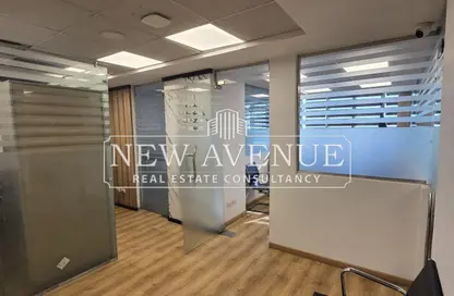 Office Space - Studio - 3 Bathrooms for rent in Bank Center Street - South Teseen St. - The 5th Settlement - New Cairo City - Cairo