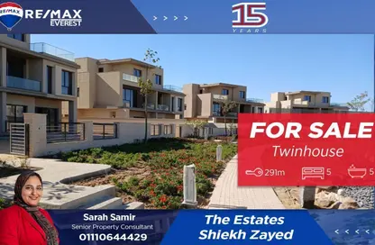 Twin House - 4 Bedrooms - 4 Bathrooms for sale in The Estates - Sheikh Zayed Compounds - Sheikh Zayed City - Giza