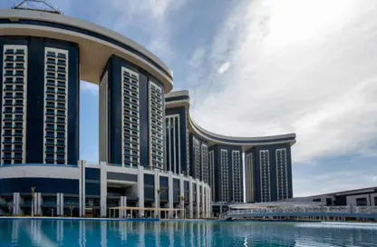 Chalet - 2 Bedrooms - 2 Bathrooms for sale in North Edge Towers - New Alamein City - Al Alamein - North Coast